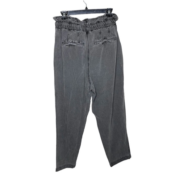 Free People Margaret Paperbag High Waisted Pants Medium Gray - Picture 5 of 14